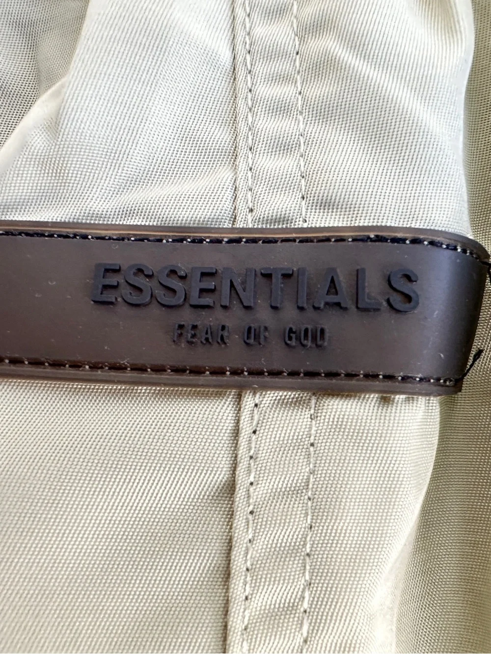 Fear Of God Essentials Men's Light Sage Green Athletic Shorts - Size Small
